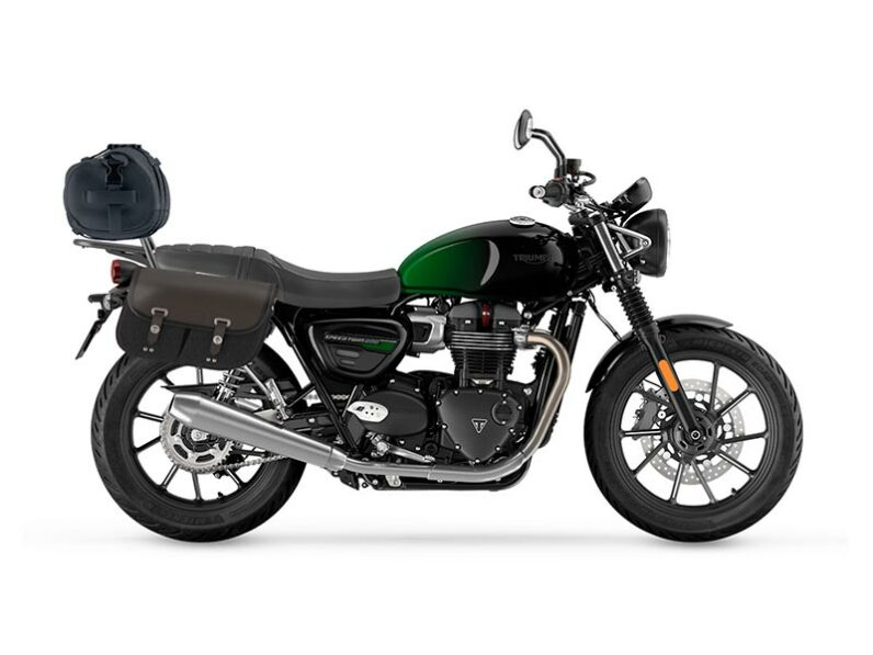 Triumph Speed Twin 900 Stealth Edition à la location en Corse à Ajaccio