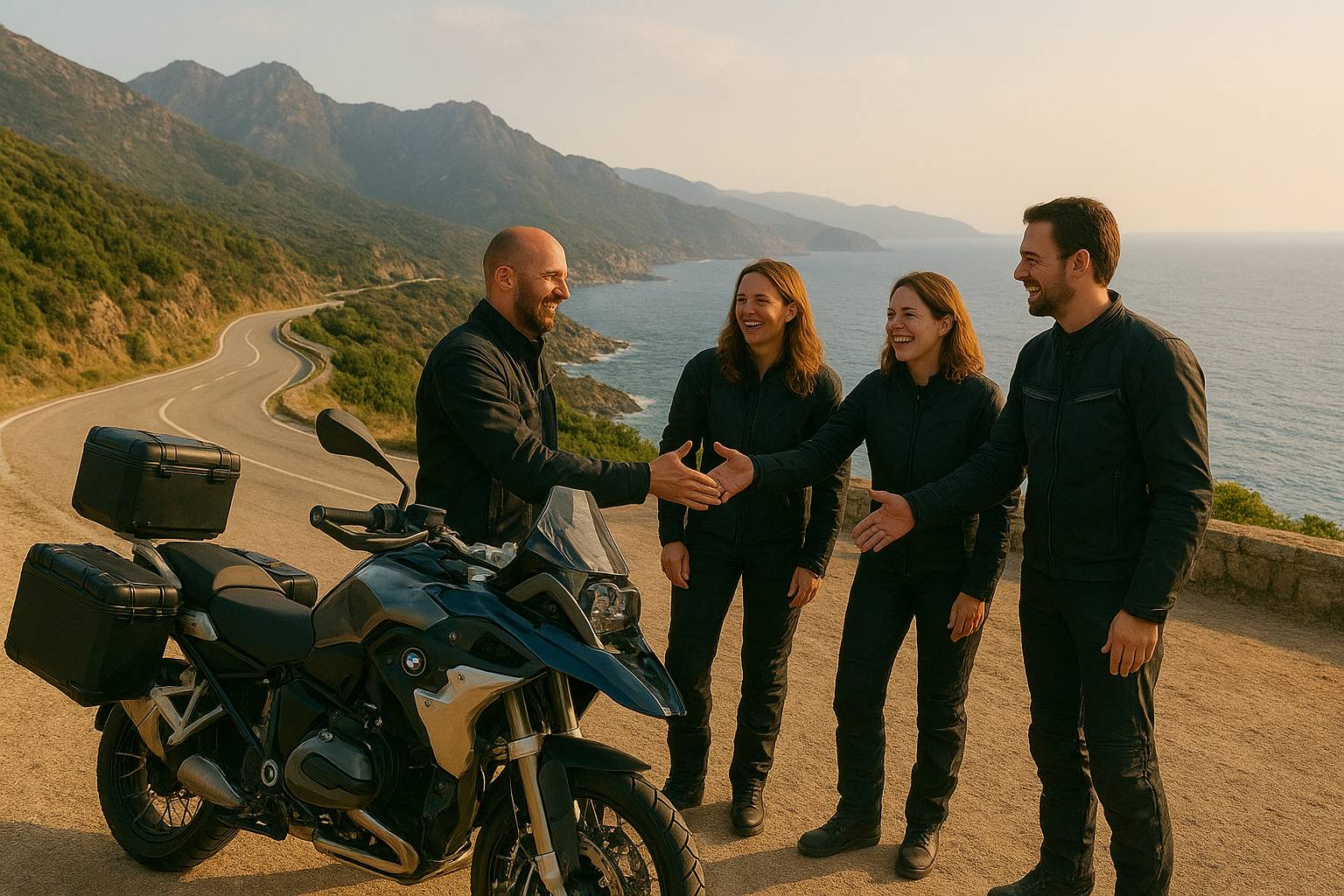 How to organize a stress-free motorcycle road trip in Corsica with friends