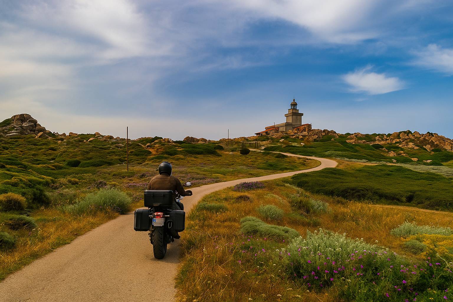 Is it possible to travel responsibly by motorcycle in Corsica?