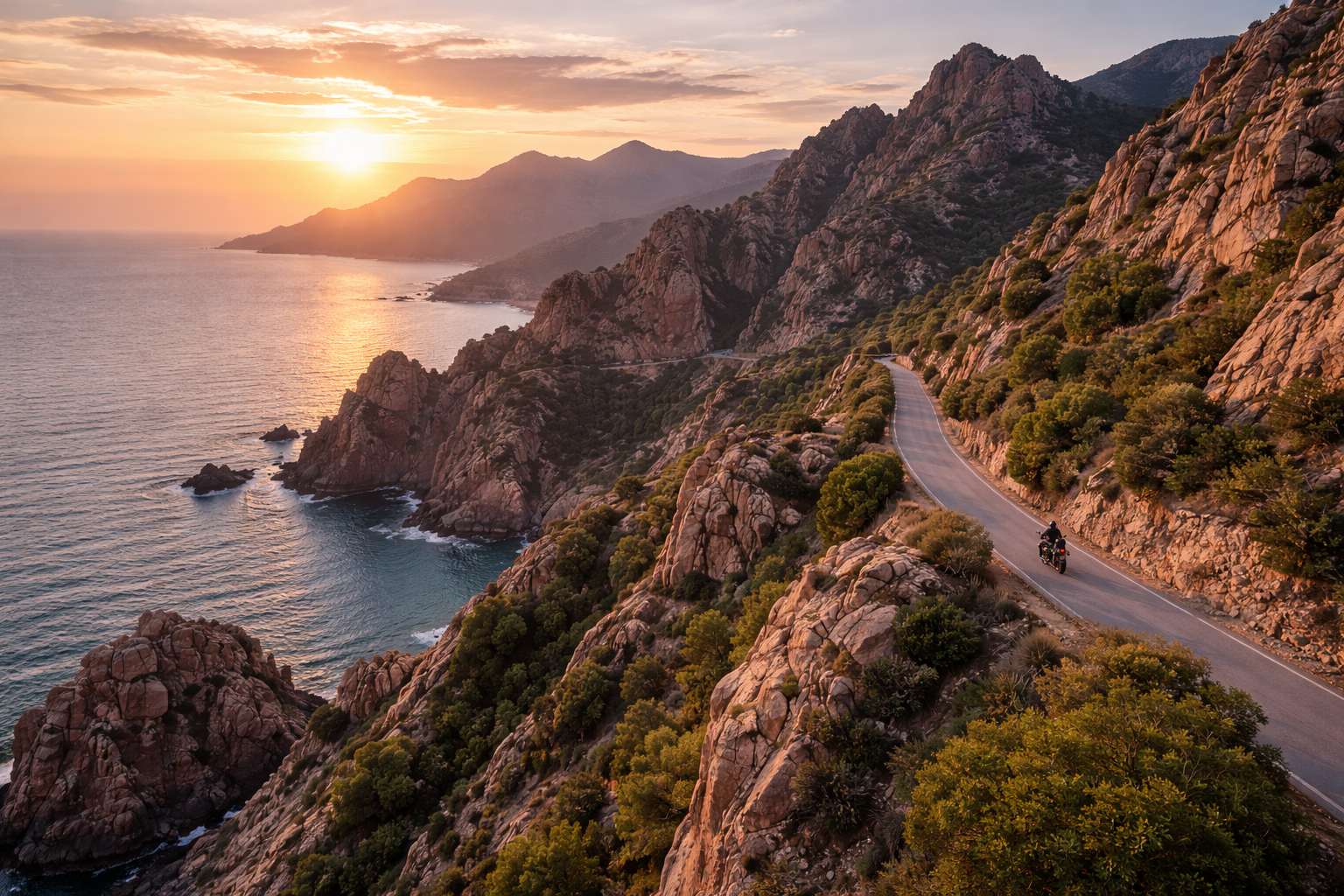Week-end prolongé en Corse à moto : itinéraire flash optimisé pour les ponts de mai 2026 et tous les autres de l'année
