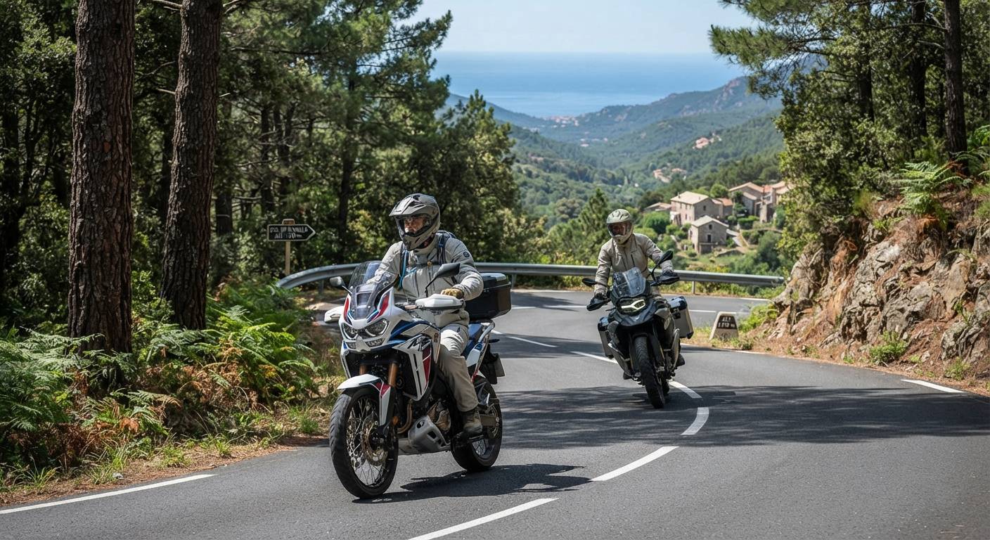 Rouler en Corse par plus de 30°C : nos conseils d'équipement et les cols pour trouver la fraîcheur